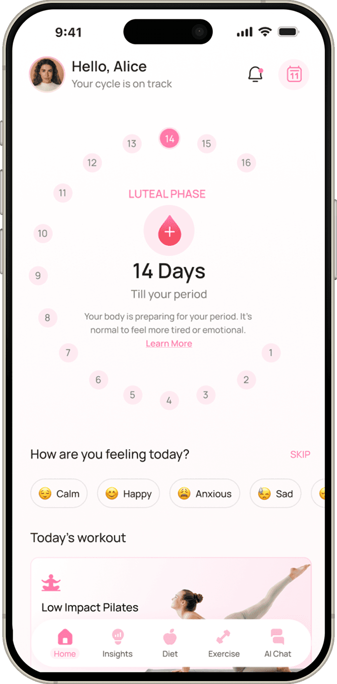 YouMoon app shown on a phone
